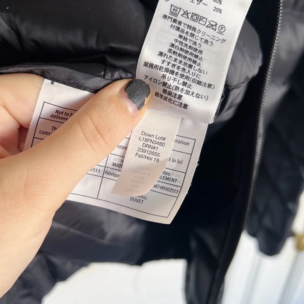 Eddie Bauer • CirrusLite Down Hooded Jacket black puffer quilted winter snow 650 - Picture 9 of 12